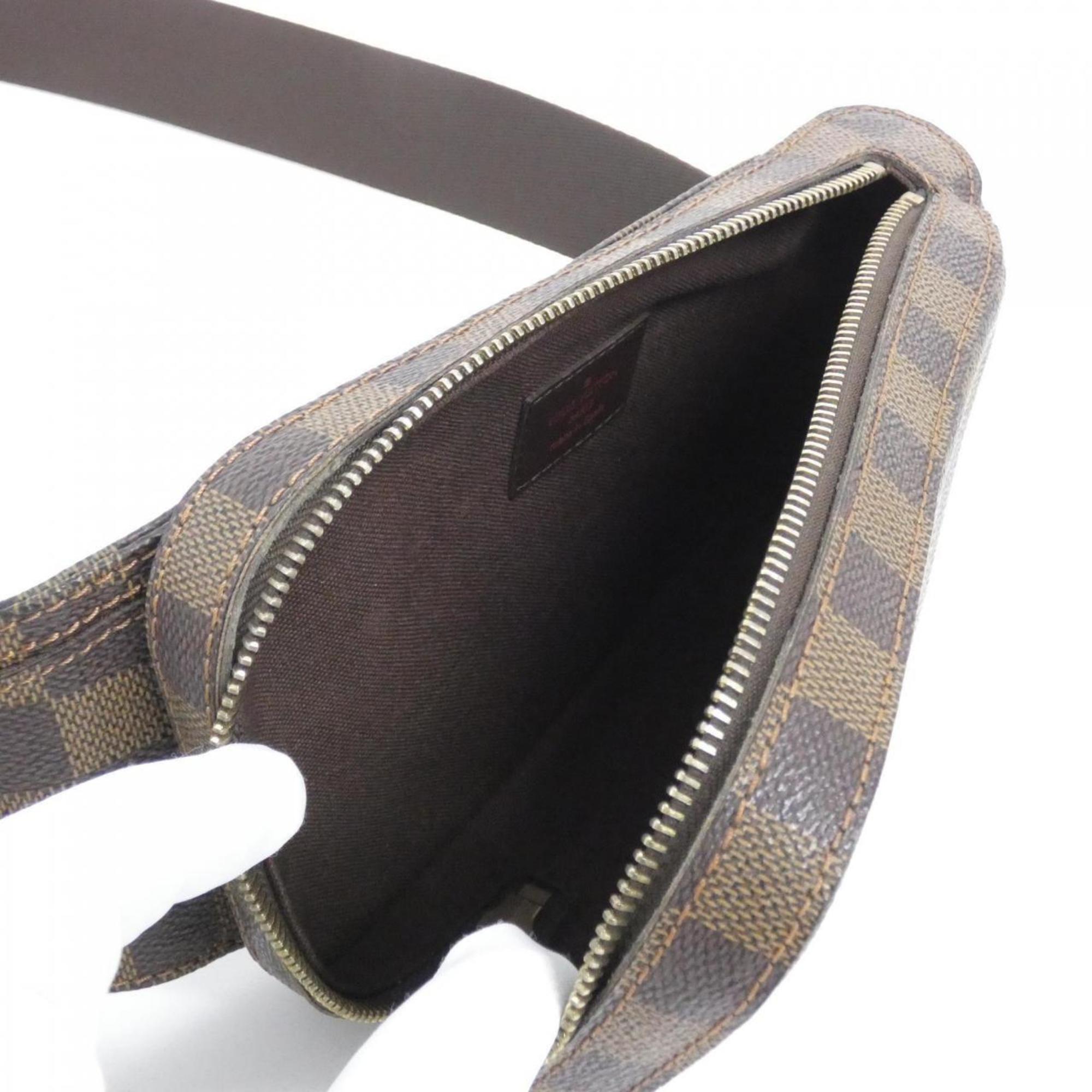 Louis Vuitton Ebene Coated Canvas Shoulder Bag (Pre-Owned)