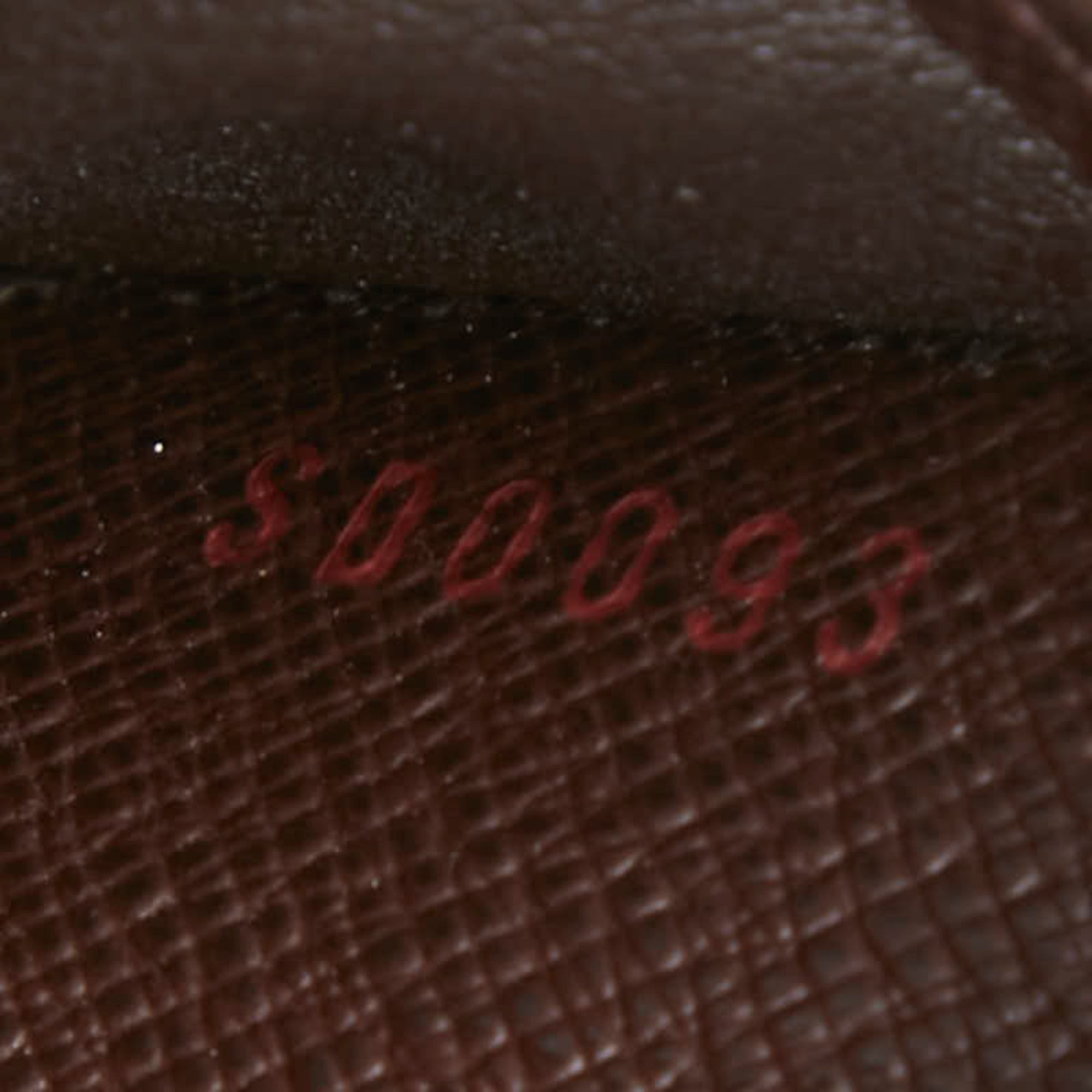 Louis Vuitton Damier Brown Ebene Pvc Leather Wallet (Bi-Fold) (Pre-Owned)