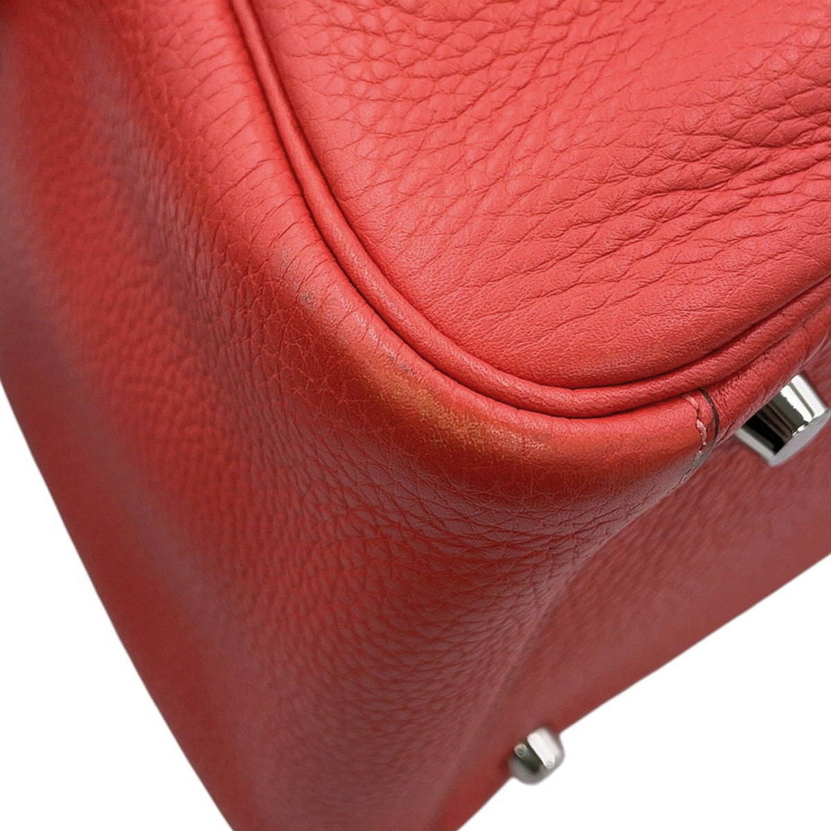 Hermes Rose Jaipur Taurillon Clemence Leather Handbag (Pre-Owned)