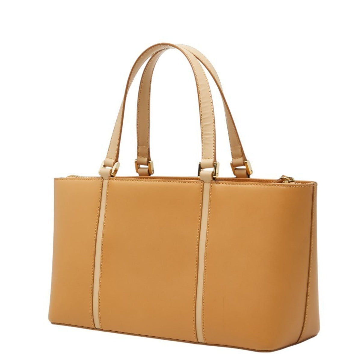 Burberry Beige Leather Handbag Tote Bag (Pre-Owned)