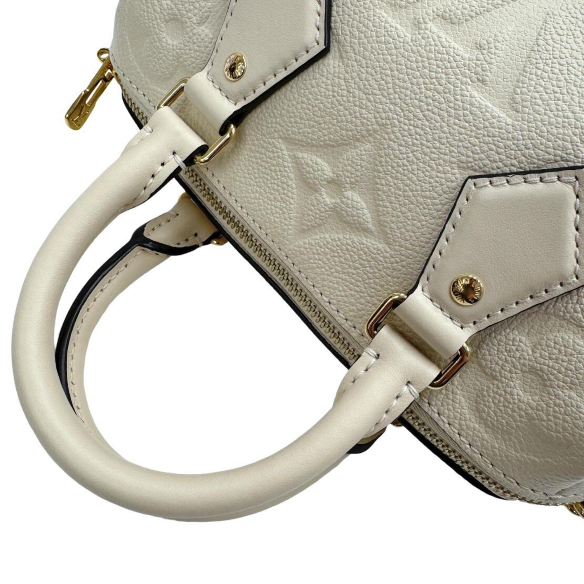 Louis Vuitton Monogram Empreinte Beige Cream Monogram Empreinte Boston Bag (Pre-Owned)