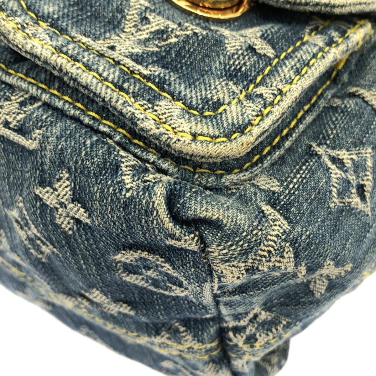 Louis Vuitton Blue Denim Backpack (Pre-Owned)
