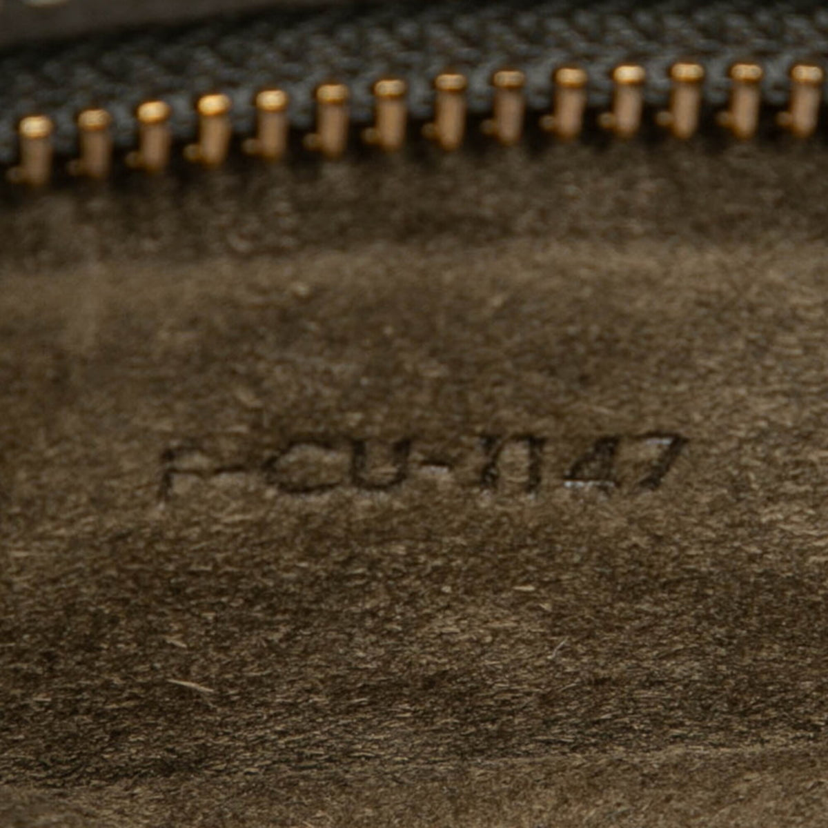 Celine Gray Green Khaki Leather Handbag (Pre-Owned)