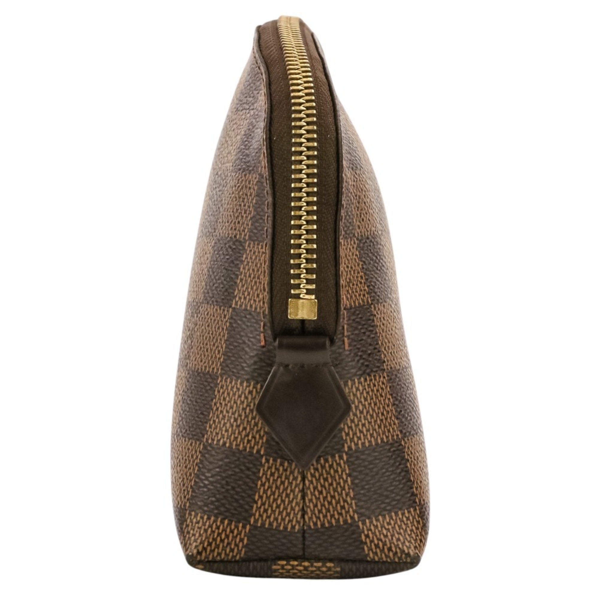 Louis Vuitton Brown Damier Canvas Handbag Pochette Pouch (Pre-Owned)