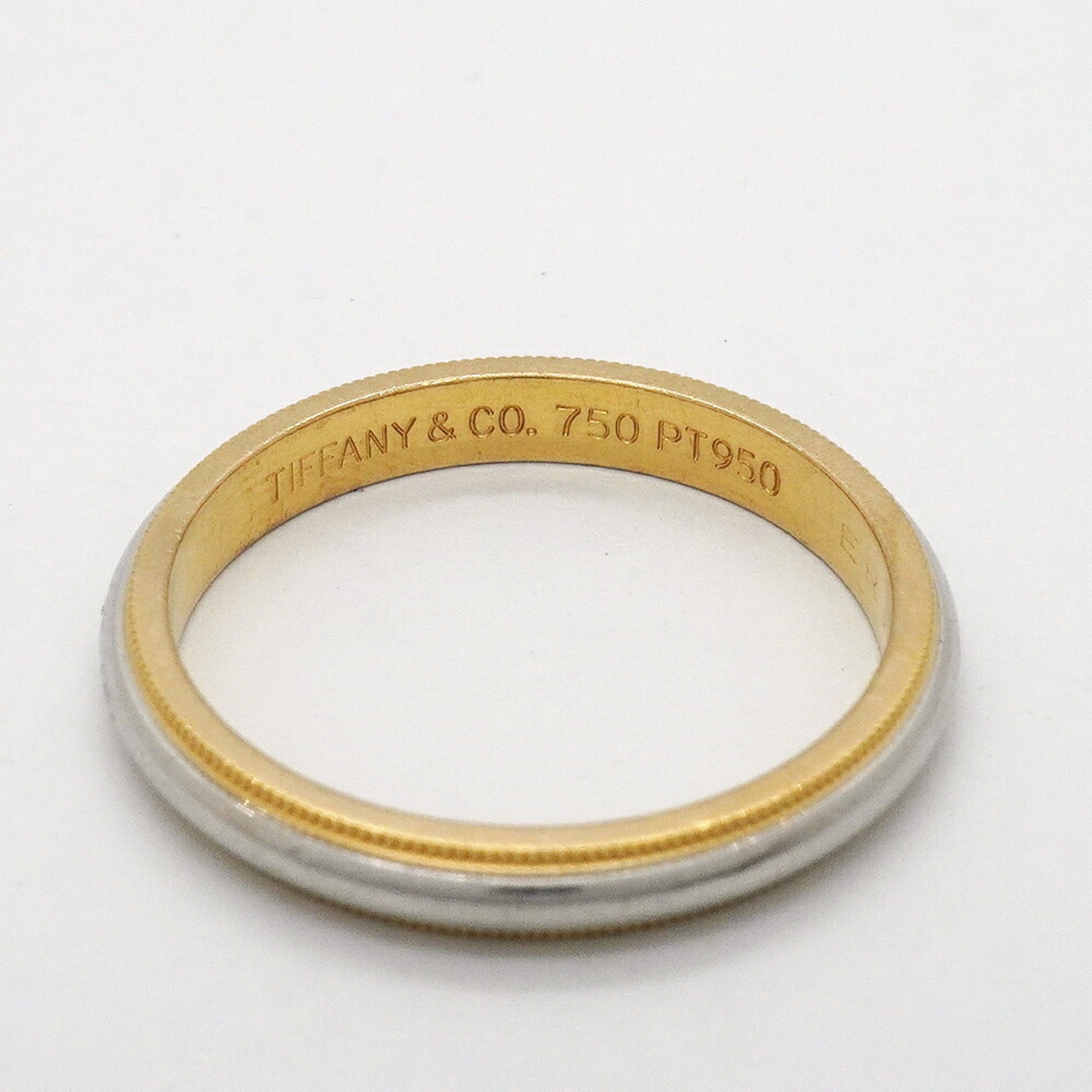 Tiffany Yellow Gold (18K) Platinum 950 Band Ring (Pre-Owned)