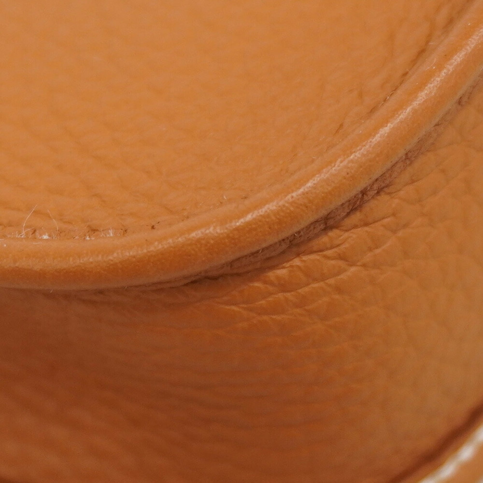 Hermes Gold Taurillon Clemence Leather Shoulder Bag (Pre-Owned)