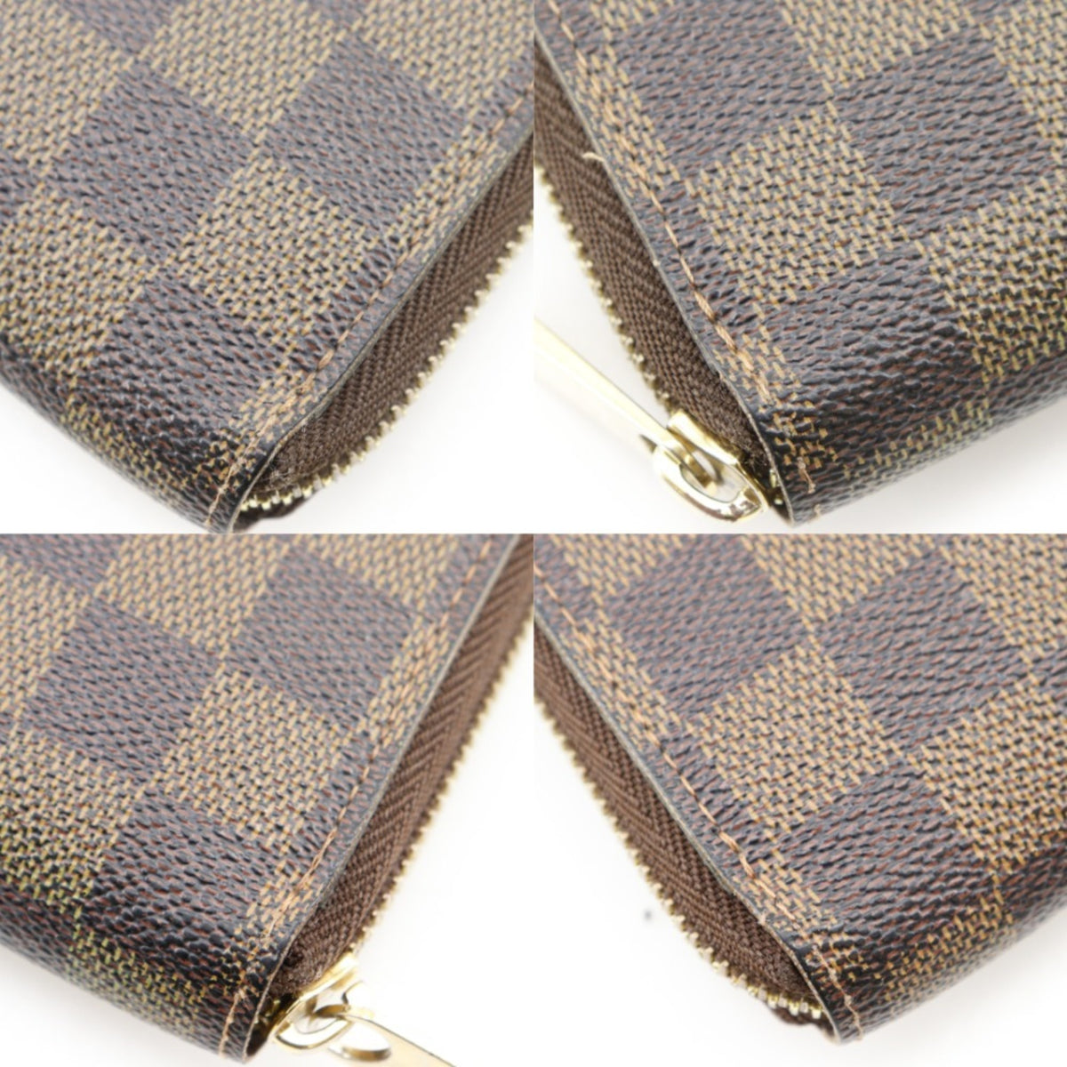 Louis Vuitton Damier Brown Damier Canvas Long Wallet (Bi-Fold) (Pre-Owned)