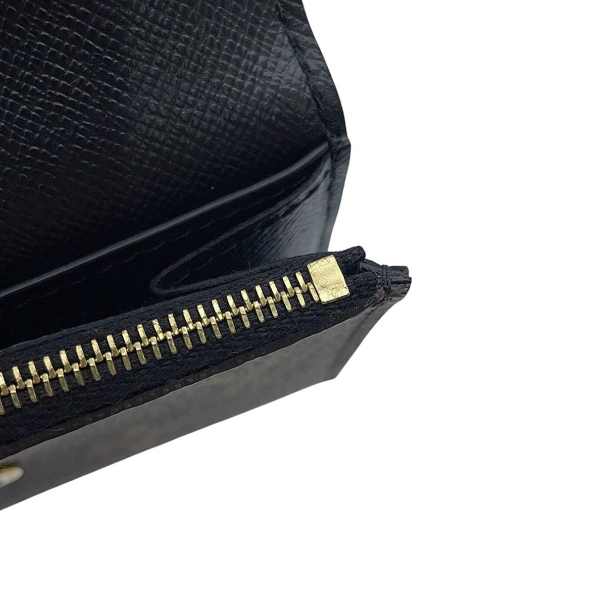 Louis Vuitton Monogram Reverse Black Noir Monogram Reverse Monogram Coin Purse/Coin Case (Pre-Owned)