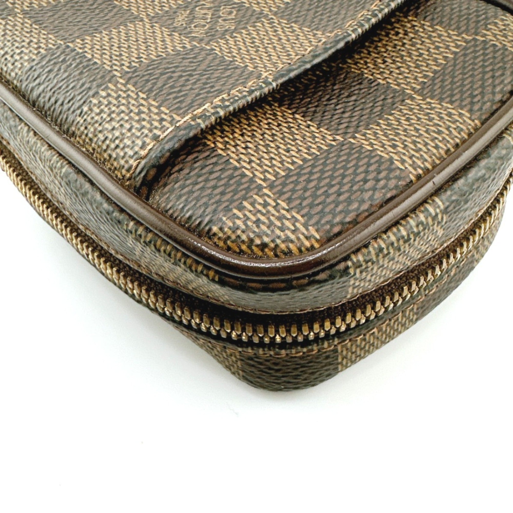 Louis Vuitton Brown Damier Canvas Pouch (Pre-Owned)