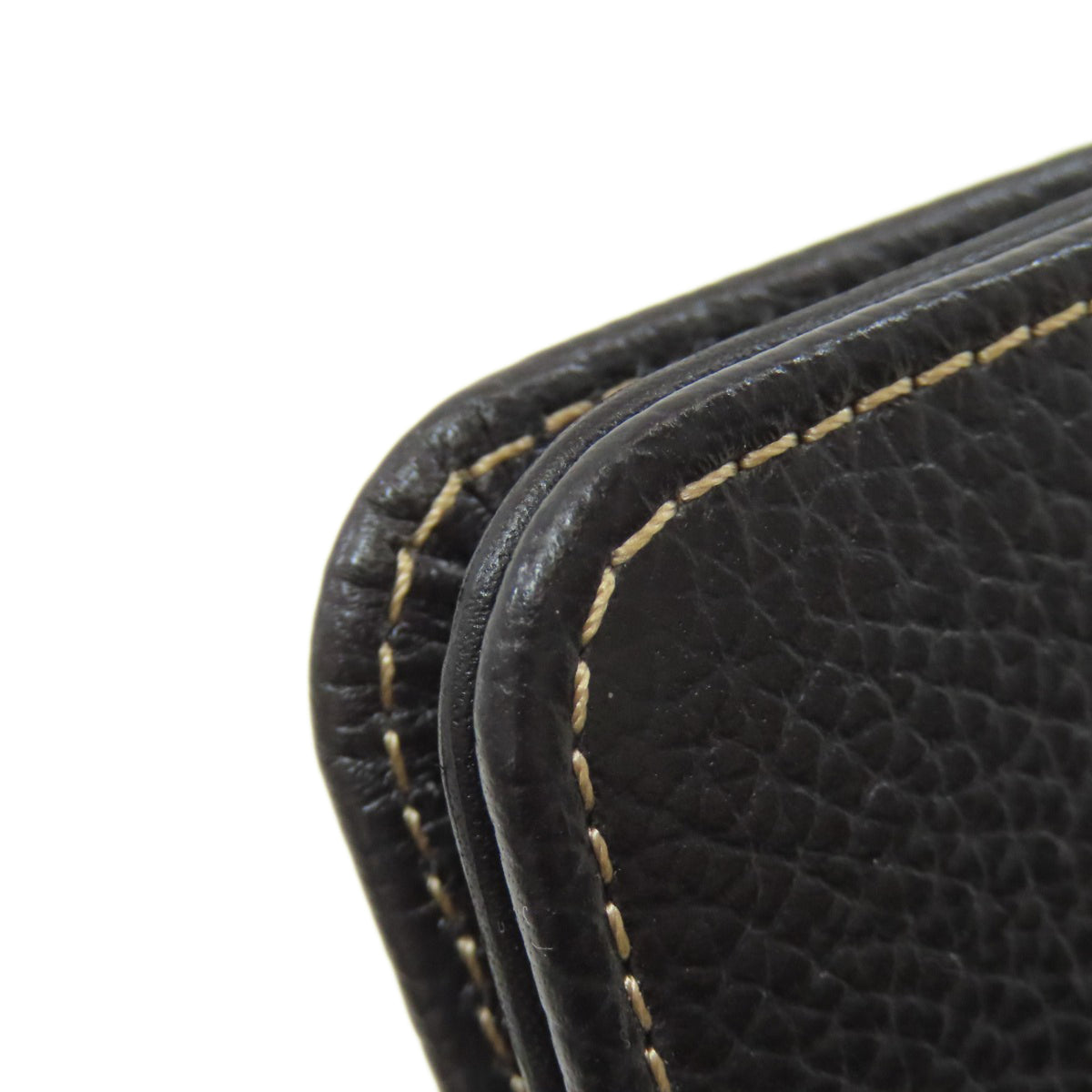 Dunhill Black Leather Long Bill Wallet (Bi-Fold) (Pre-Owned)