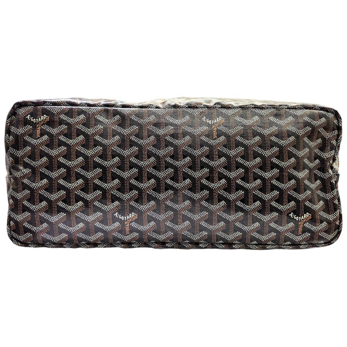 Goyard Black Brown Coated Canvas Pouch Shoulder Bag Tote Bag (Pre-Owned)