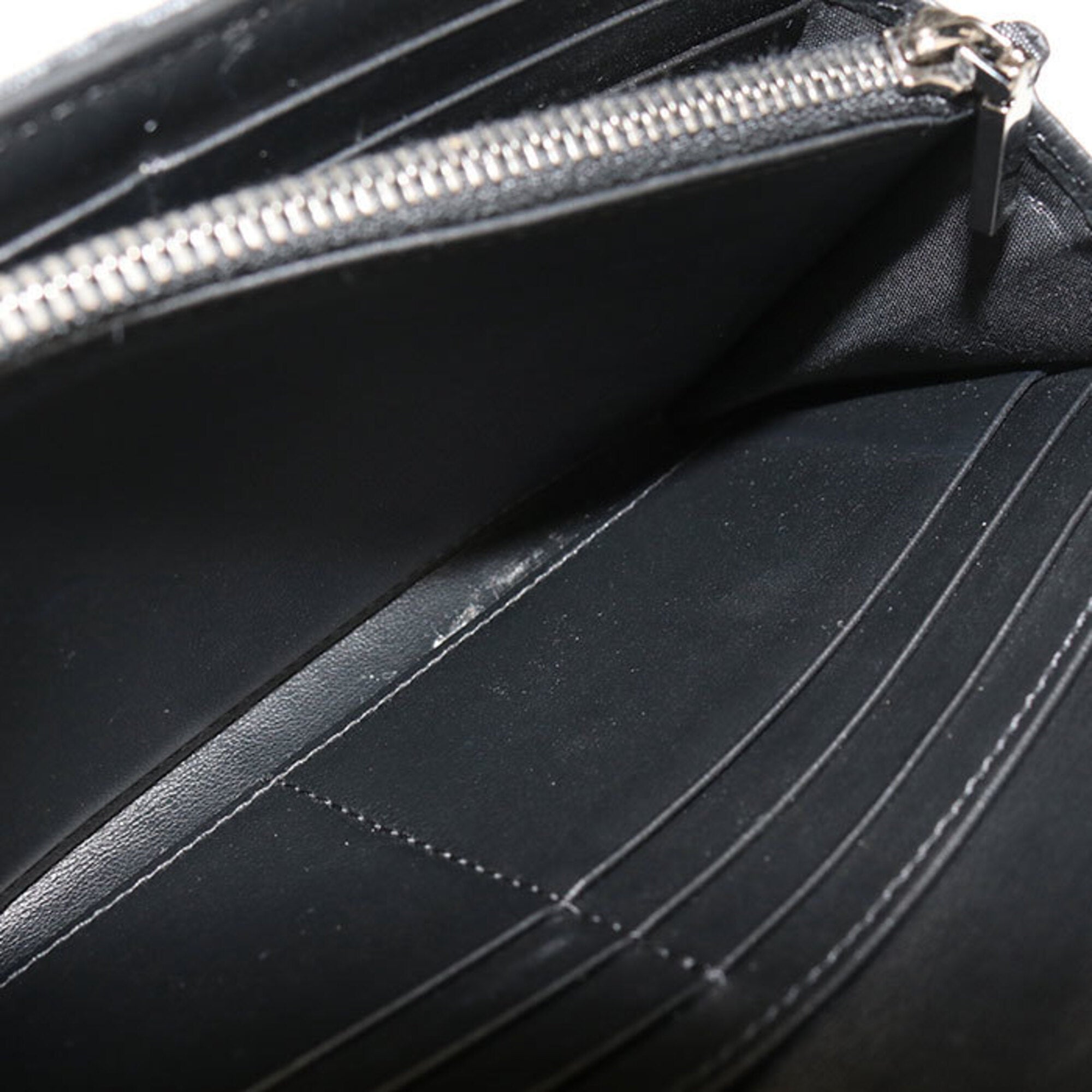 Christian Dior Black Jacquard Long Wallet (Bi-Fold) (Pre-Owned)