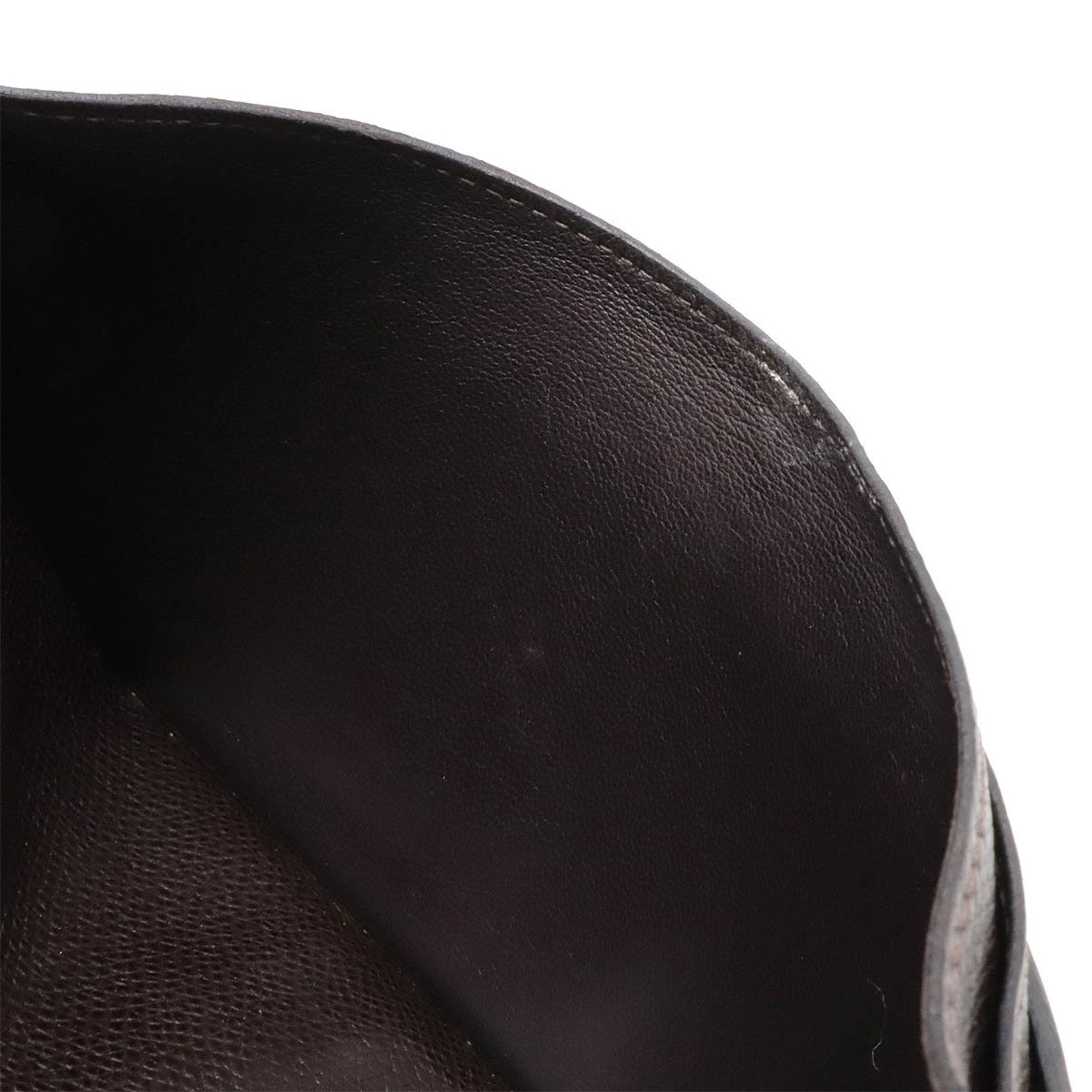Hermes Black Epsom Leather Long Wallet (Bi-Fold) (Pre-Owned)