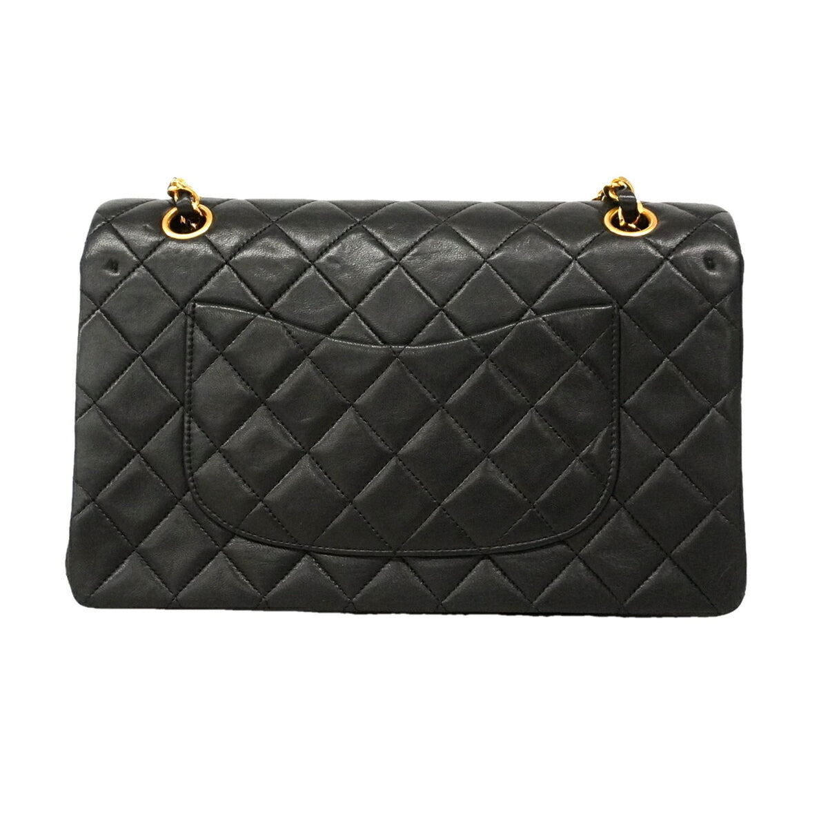 Chanel Black Leather Shoulder Bag (Pre-Owned)