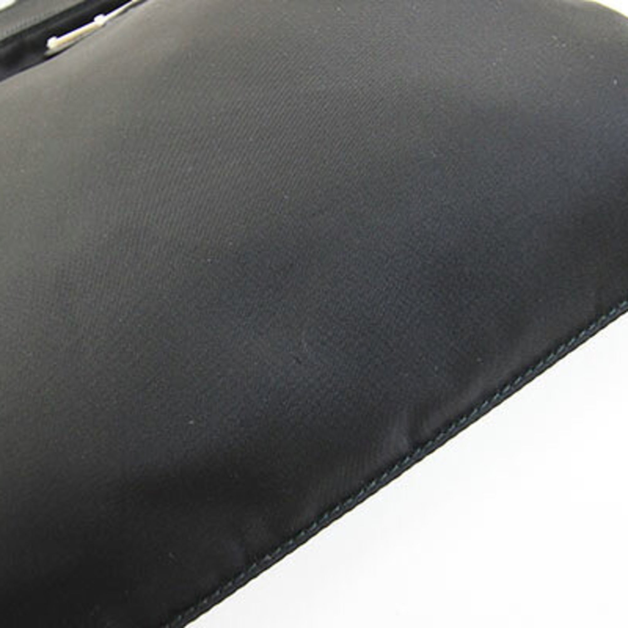Prada Black Nylon Leather Shoulder Bag (Pre-Owned)