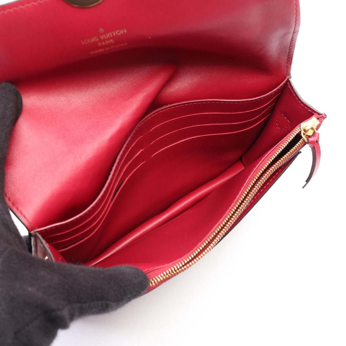 Louis Vuitton Brown Fuchsia Pink Pvc Coated Canvas Leather Handbag Shoulder Bag (Pre-Owned)
