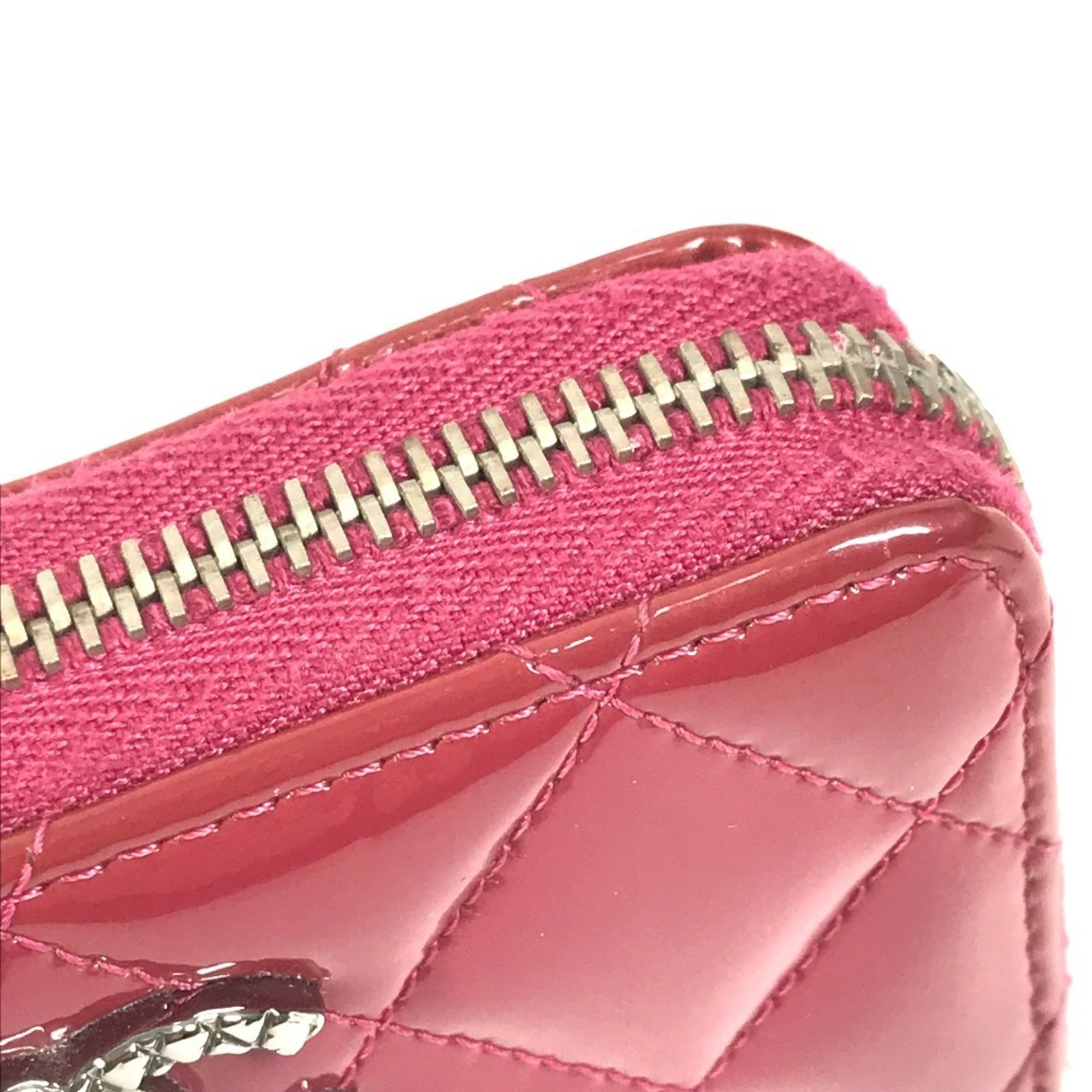Chanel Pink Quilting Coin Purse/Coin Case (Pre-Owned)