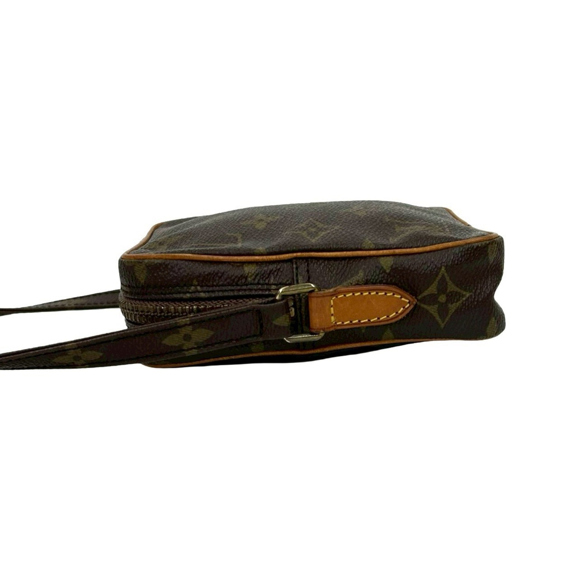 Louis Vuitton Brown Leather Pvc Pochette Shoulder Bag (Pre-Owned)