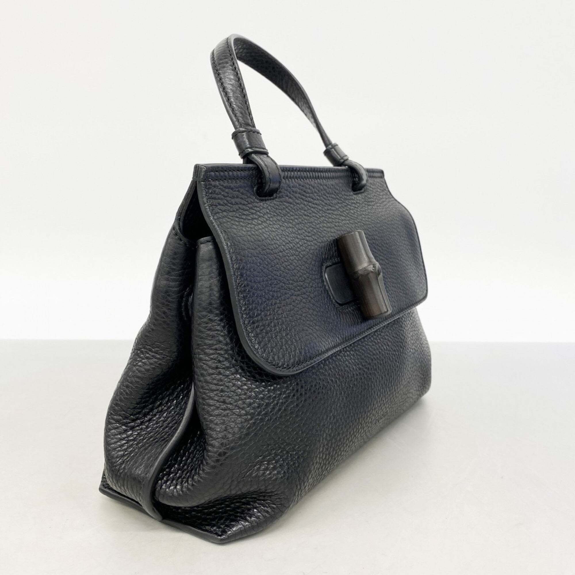 Gucci Black Leather Handbag (Pre-Owned)