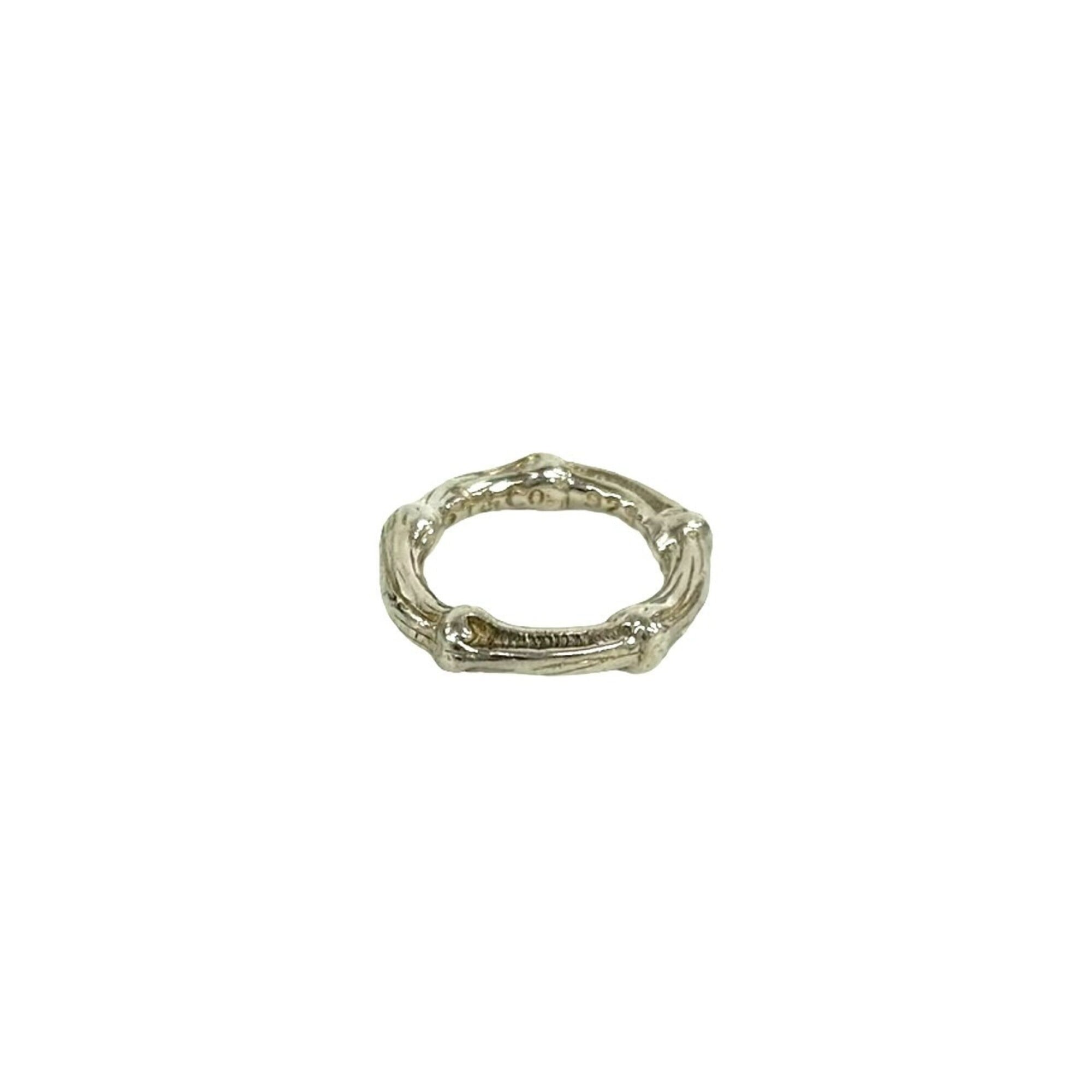 Tiffany Silver Silver 925 Band Ring (Pre-Owned)