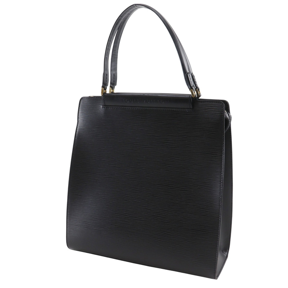 Louis Vuitton Black Noir Epi Leather Tote Bag (Pre-Owned)