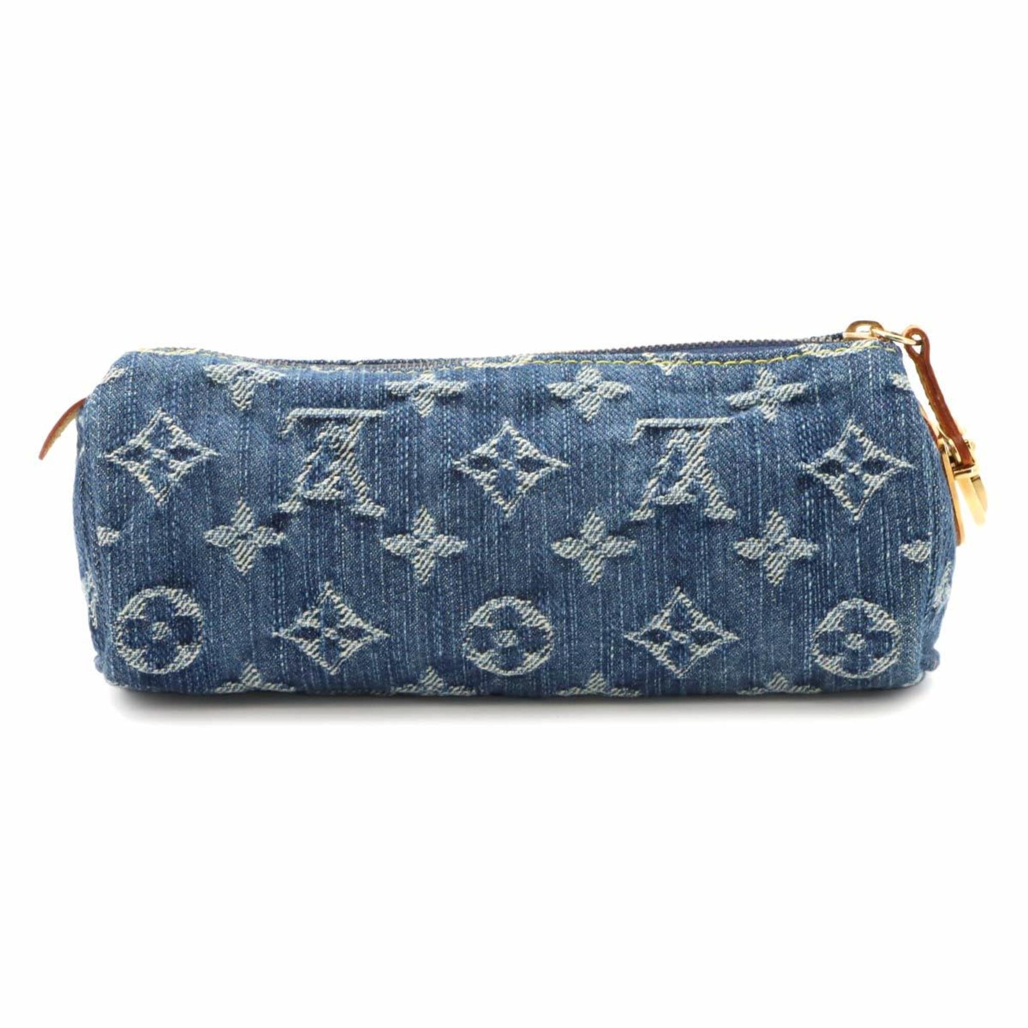 Louis Vuitton Monogram Monogram Denim Handbag Pouch (Pre-Owned)