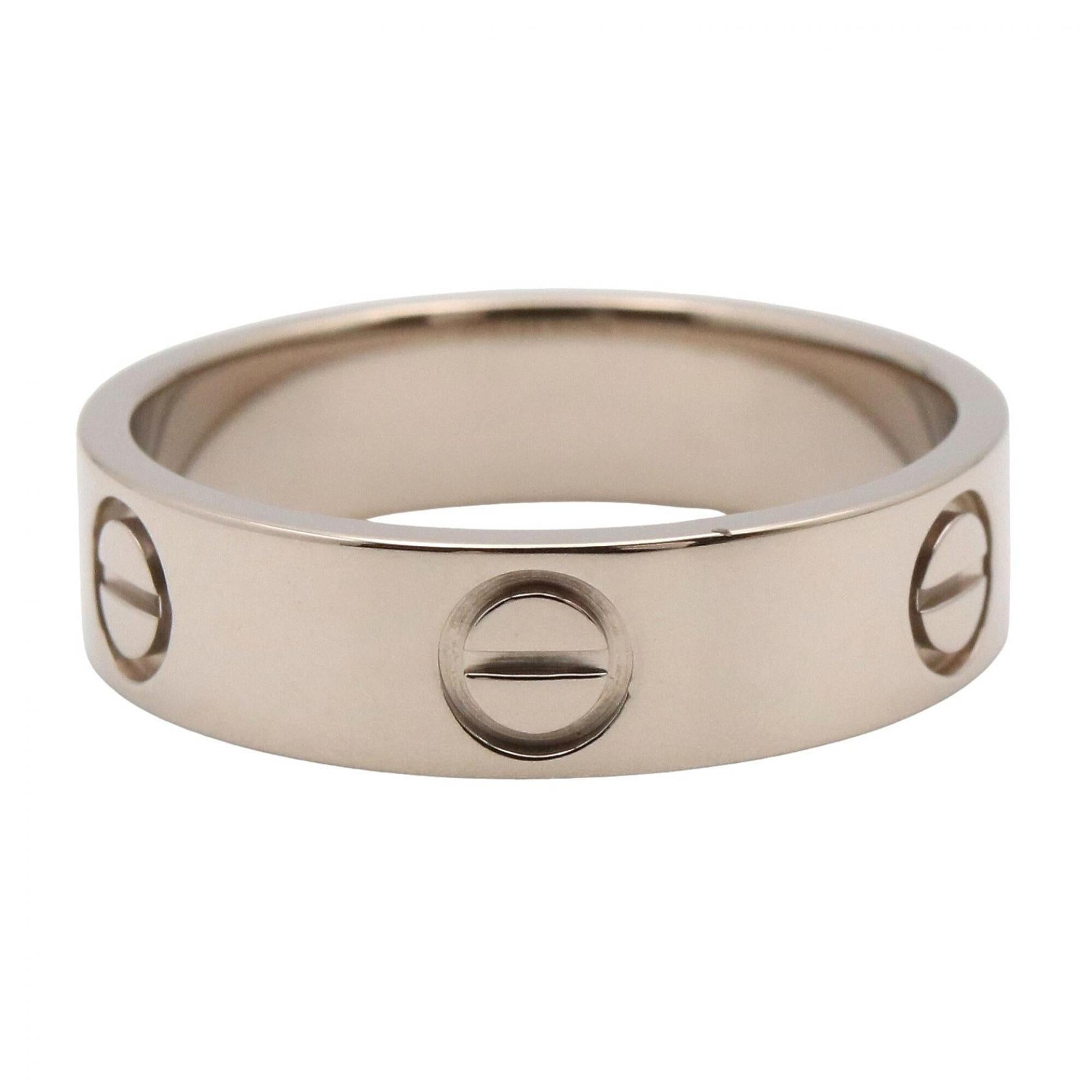 Cartier Silver White Gold (18K) Band Ring (Pre-Owned)