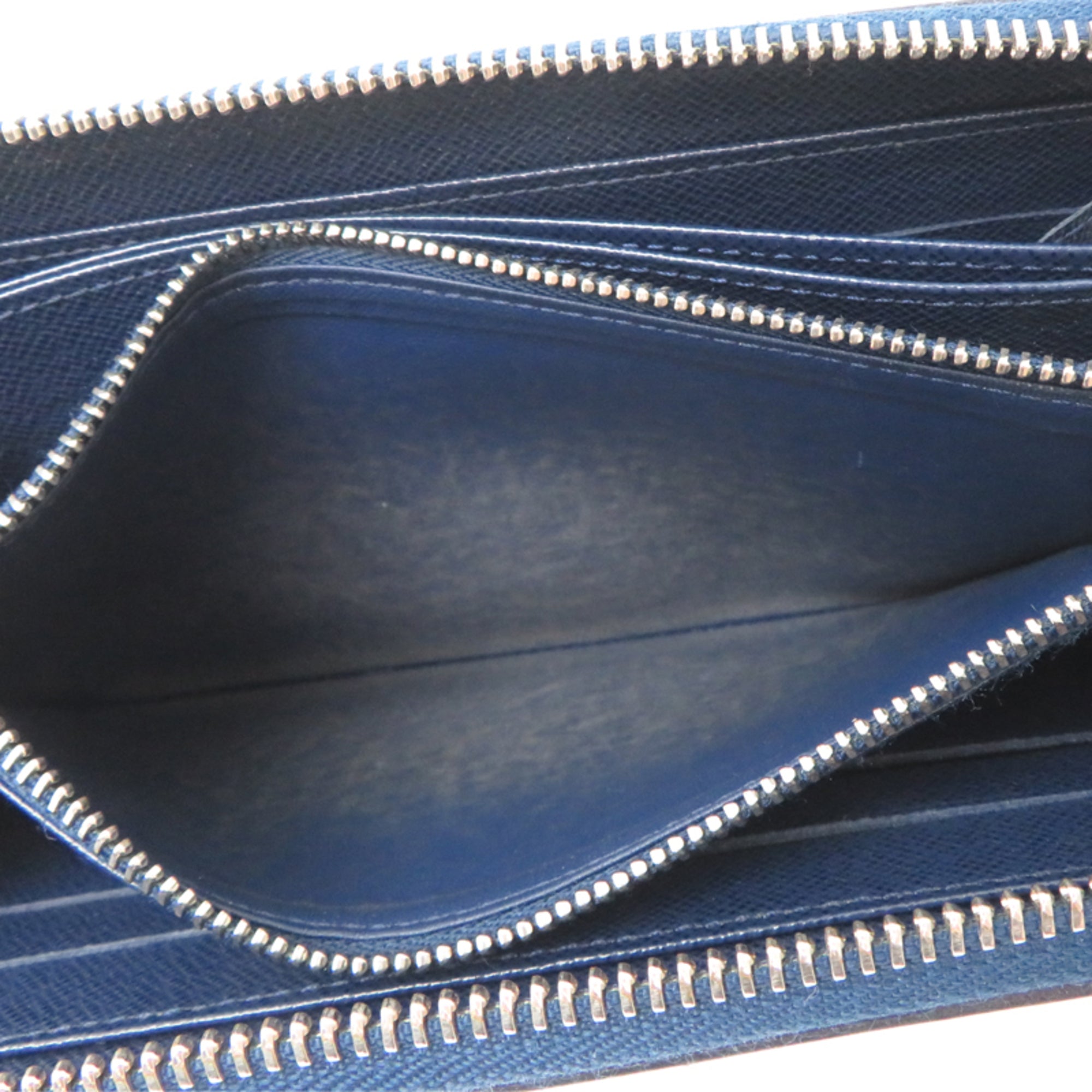 Louis Vuitton Navy Epi Leather Long Wallet (Bi-Fold) (Pre-Owned)