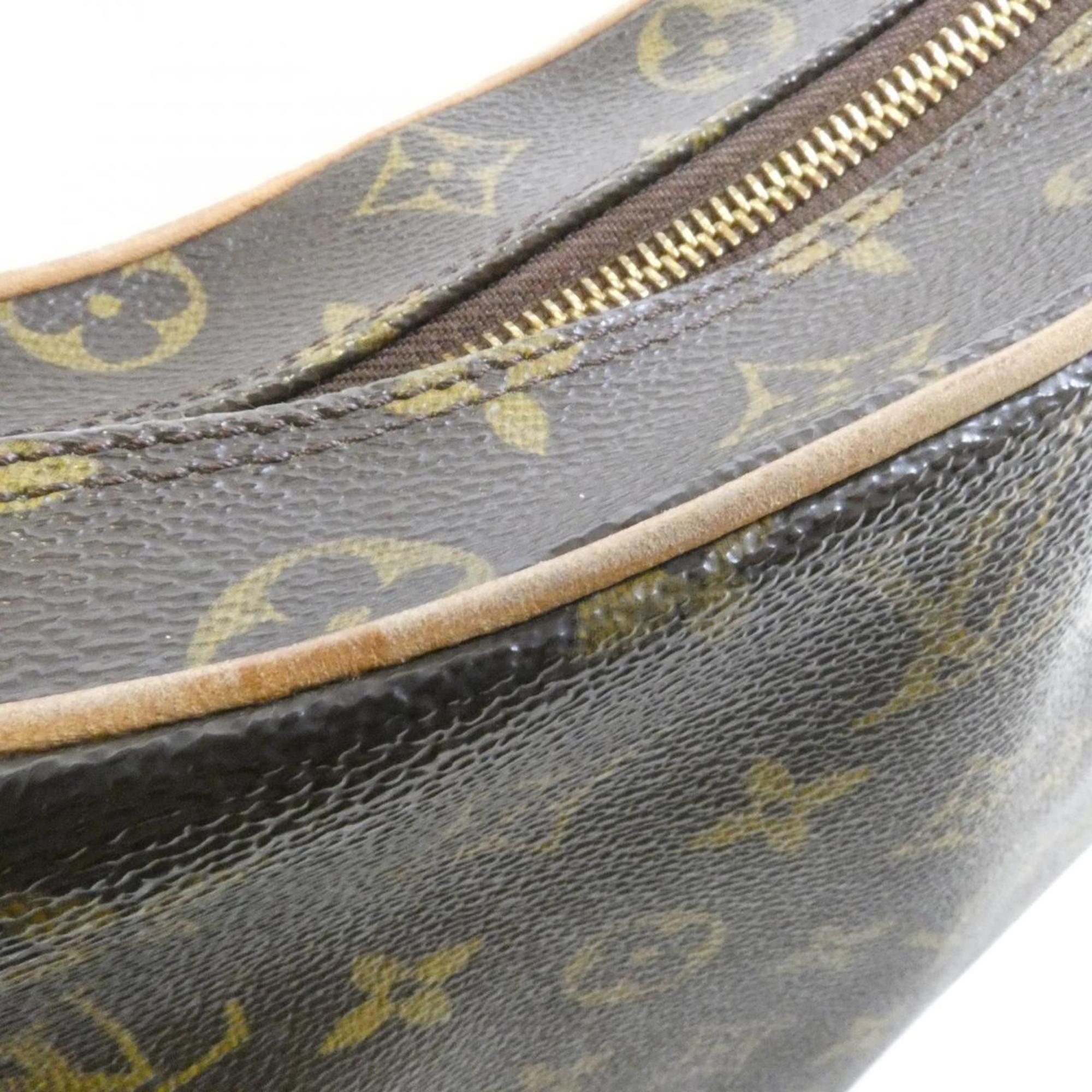 Louis Vuitton Marron Coated Canvas Shoulder Bag (Pre-Owned)