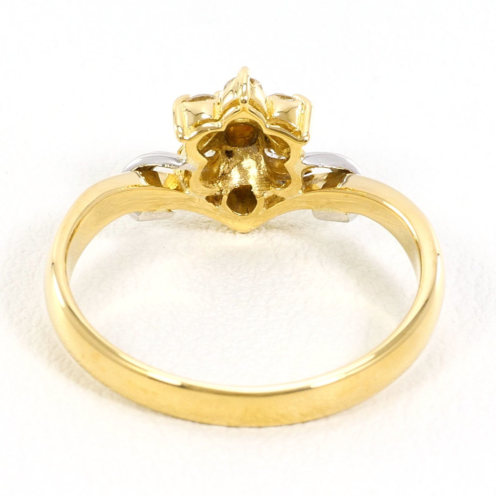 Unbranded Platinum Yellow Gold Yellow Gold (18K) Platinum 900 Band Ring (Pre-Owned)