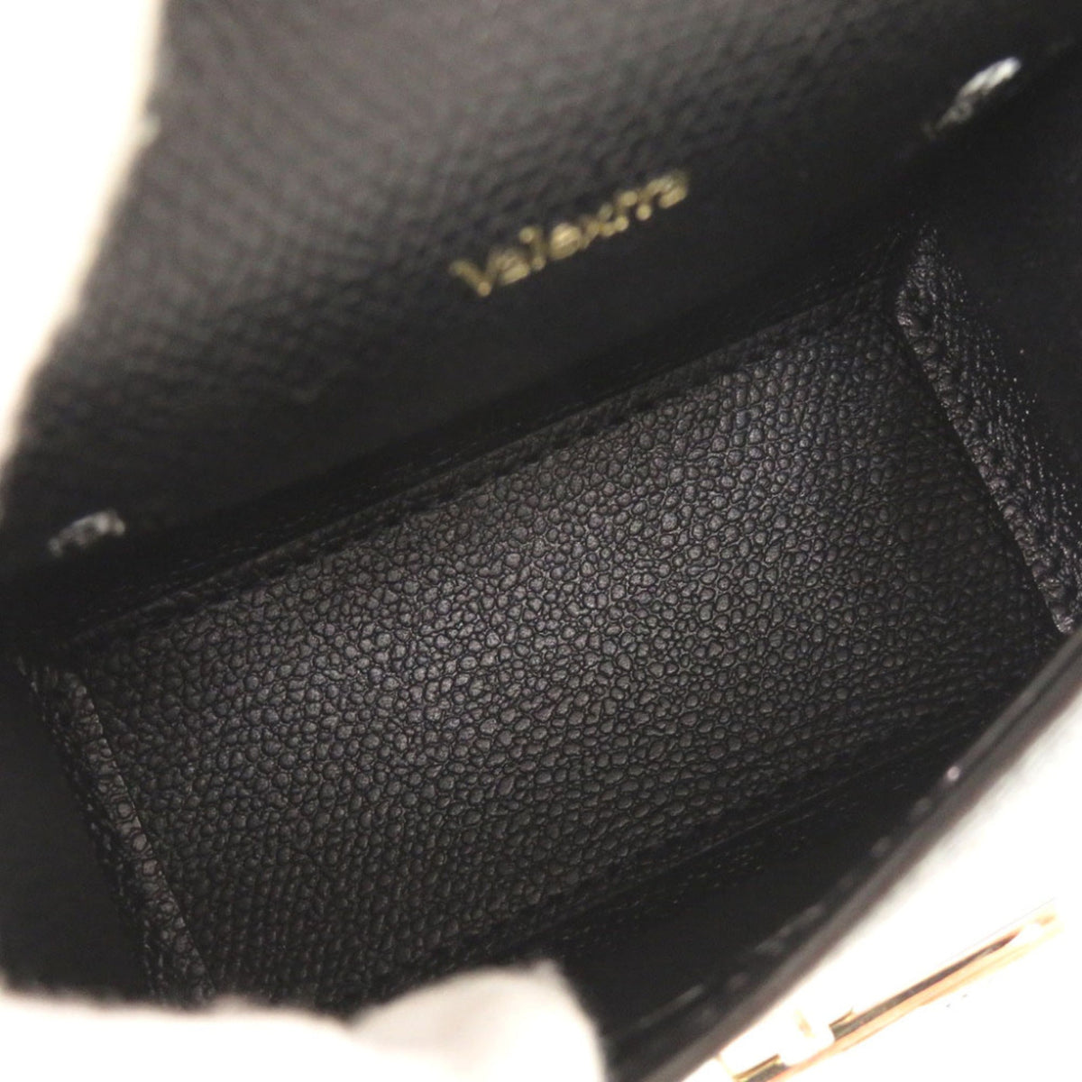 Valextra Black Leather Fanny Pack Shoulder Bag (Pre-Owned)