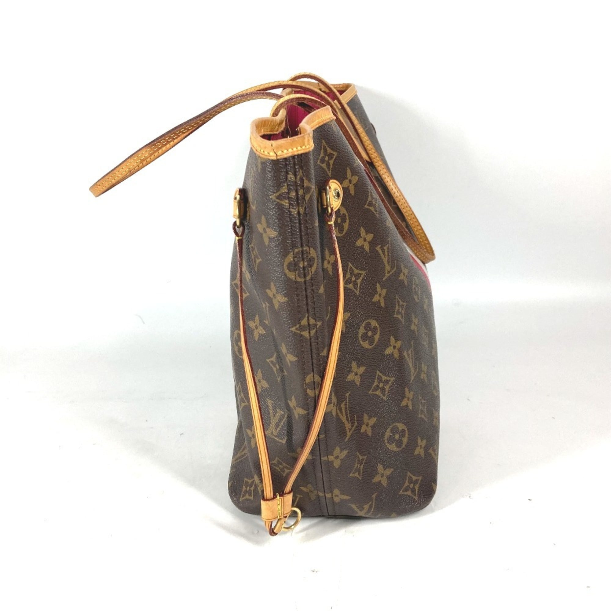 Louis Vuitton Brown Monogram Pink Pivoine Monogram Shoulder Bag Tote Bag (Pre-Owned)