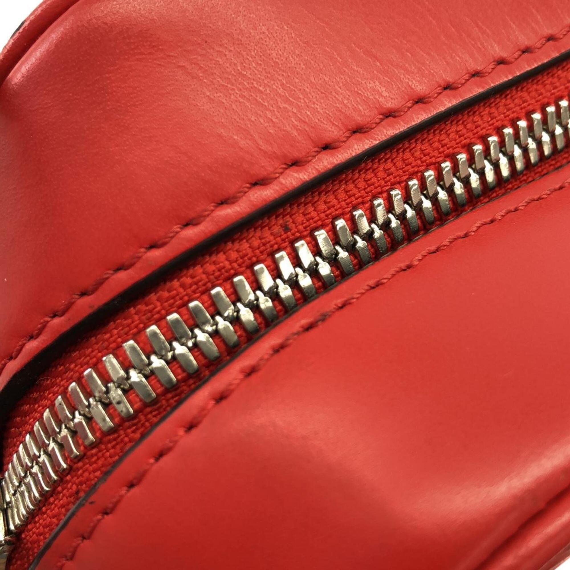 Louis Vuitton Rouge Leather Shoulder Bag (Pre-Owned)
