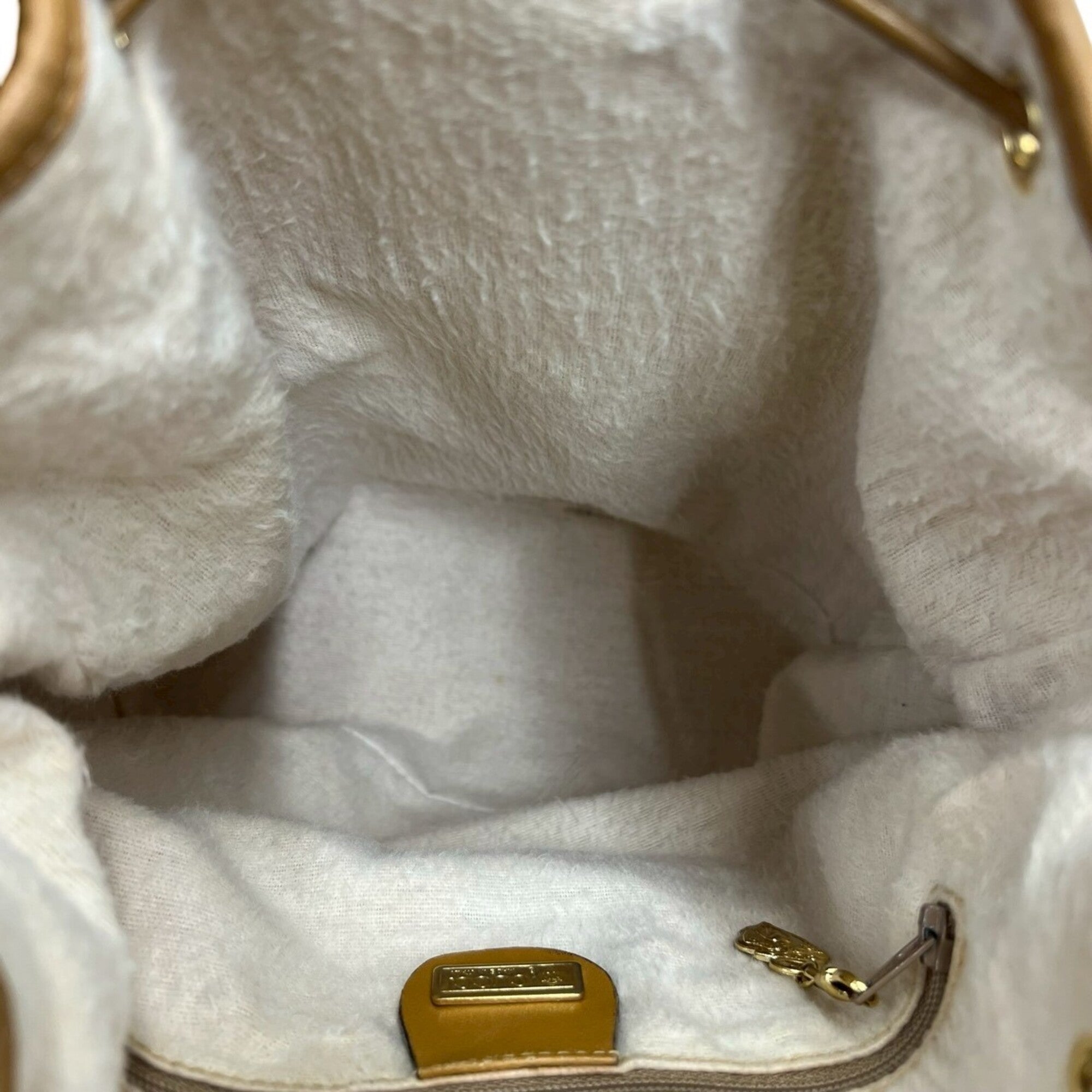 Gucci Brown Pvc Leather Boston Bag Handbag Shoulder Bag (Pre-Owned)
