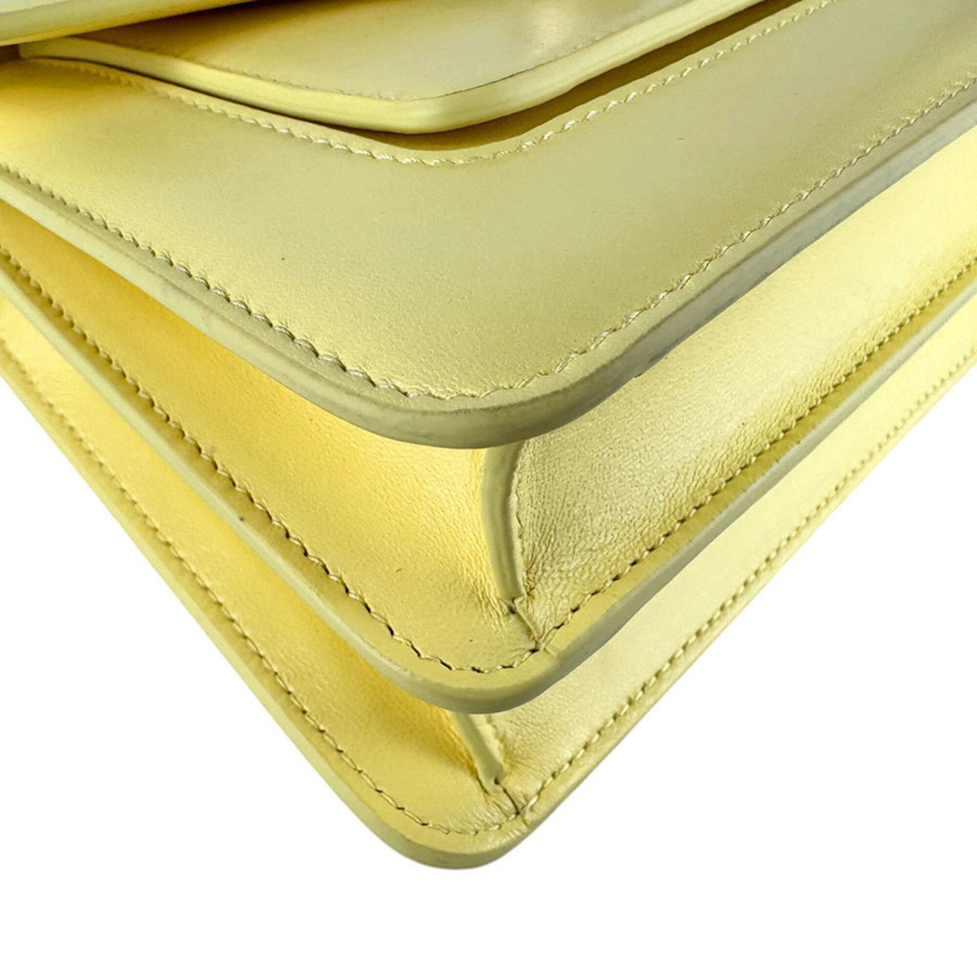 Bvlgari Yellow Leather Shoulder Bag (Pre-Owned)
