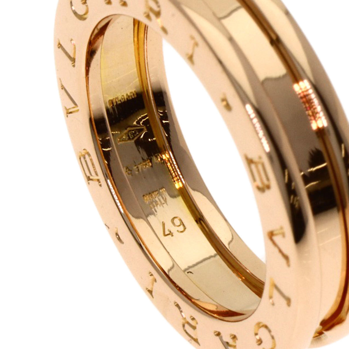 Bvlgari Pink Gold Pink Gold (18K) Band Ring (Pre-Owned)