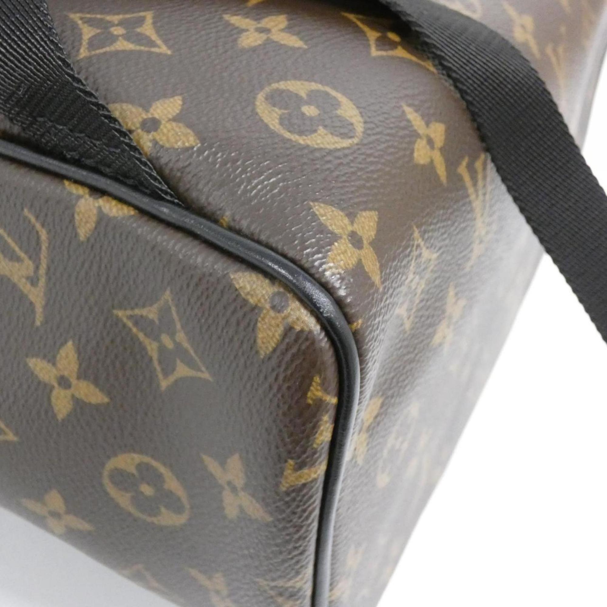 Louis Vuitton Brown Coated Canvas Backpack (Pre-Owned)