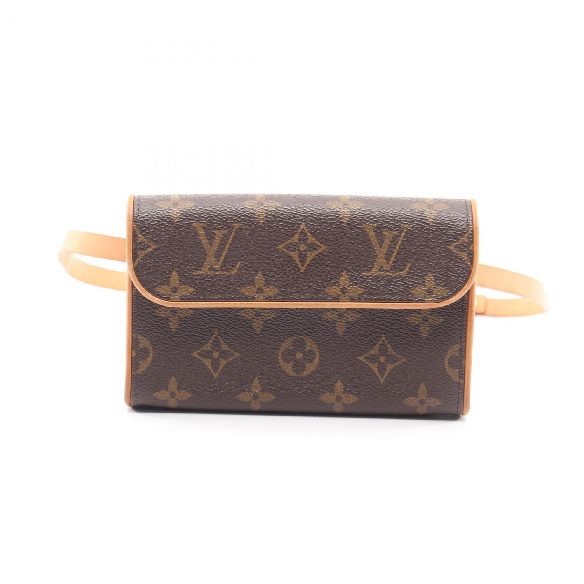 Louis Vuitton Brown Monogram Leather Fanny Pack Handbag (Pre-Owned)
