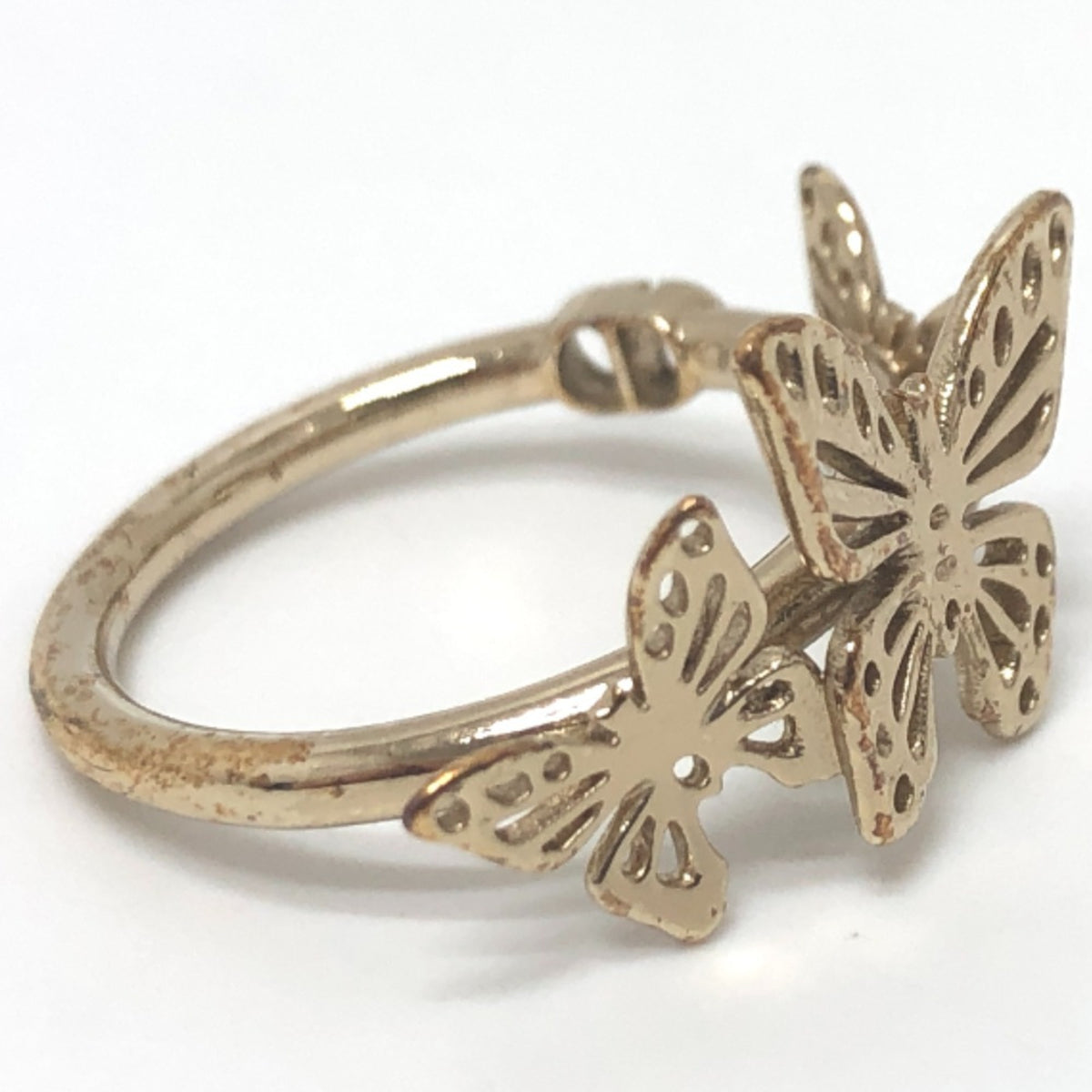 Christian Dior Metal Band Ring (Pre-Owned)