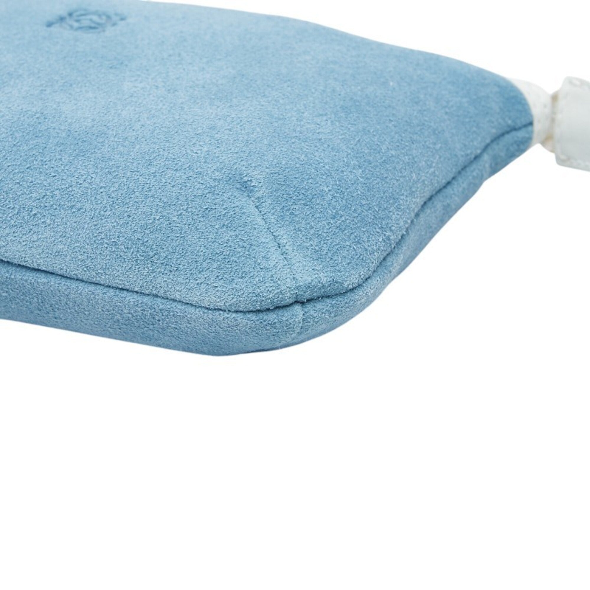 Loewe Blue Suede Handbag Pouch (Pre-Owned)