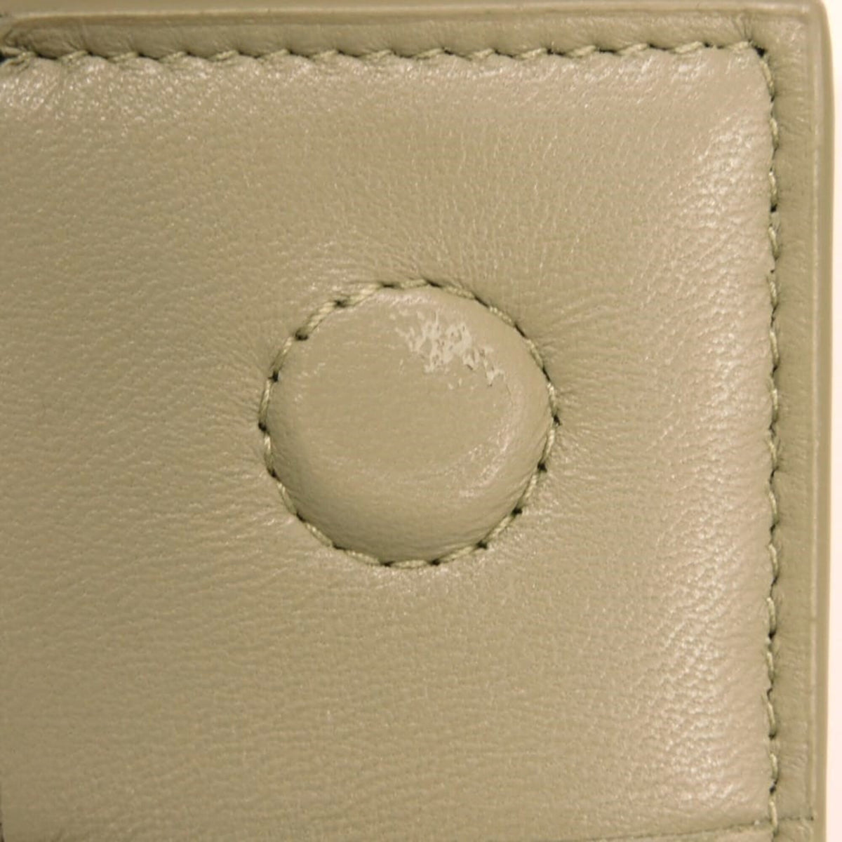 Bottega Veneta Green Intrecciato Long Wallet (Bi-Fold) (Pre-Owned)
