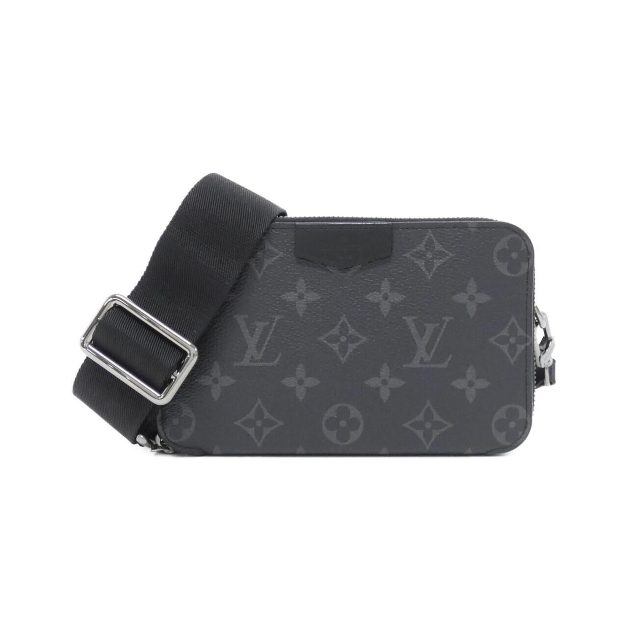 Louis Vuitton Black Monogram Eclipse Coated Canvas Shoulder Bag (Pre-Owned)