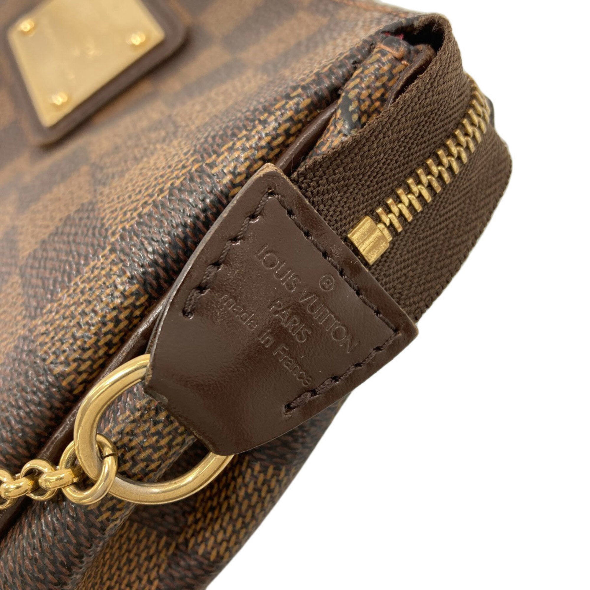 Louis Vuitton Damier Damier Canvas Ebene Damier Canvas Handbag (Pre-Owned)