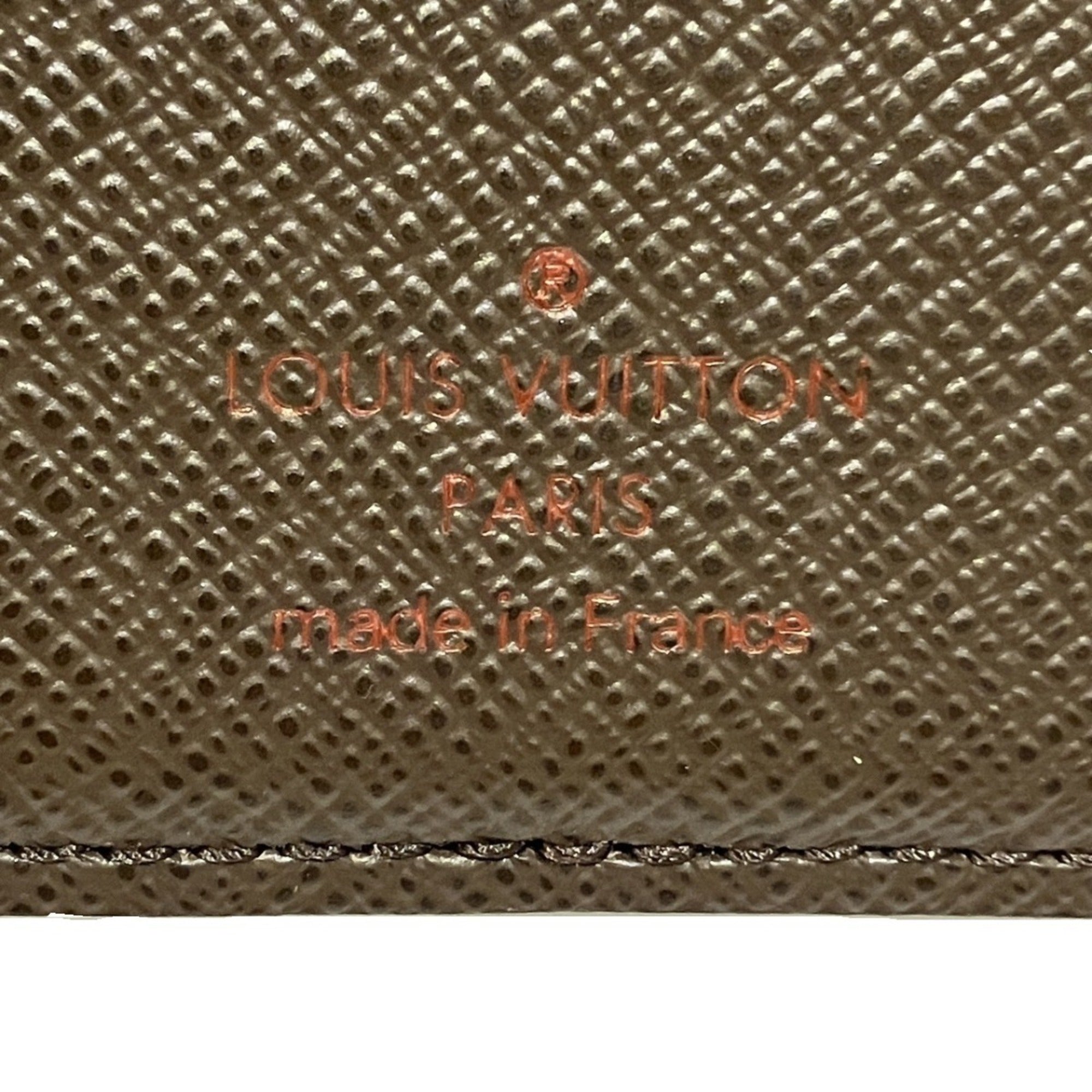 Louis Vuitton Brown Damier Canvas Long Bill Wallet (Bi-Fold) (Pre-Owned)