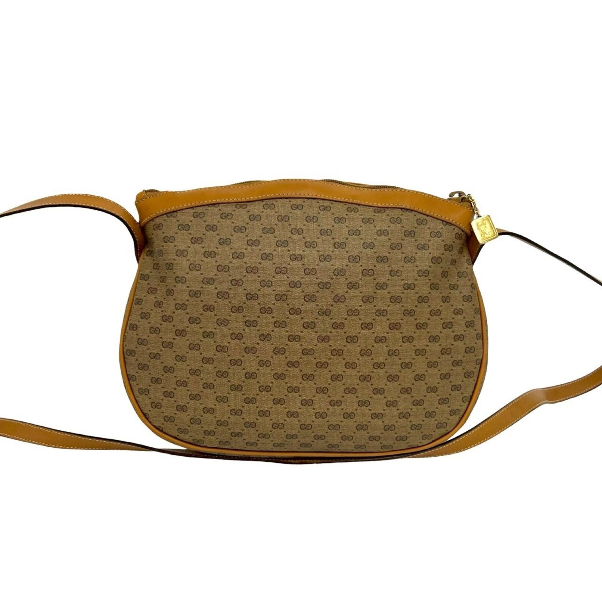 Gucci Brown Pvc Leather Pochette Shoulder Bag (Pre-Owned)