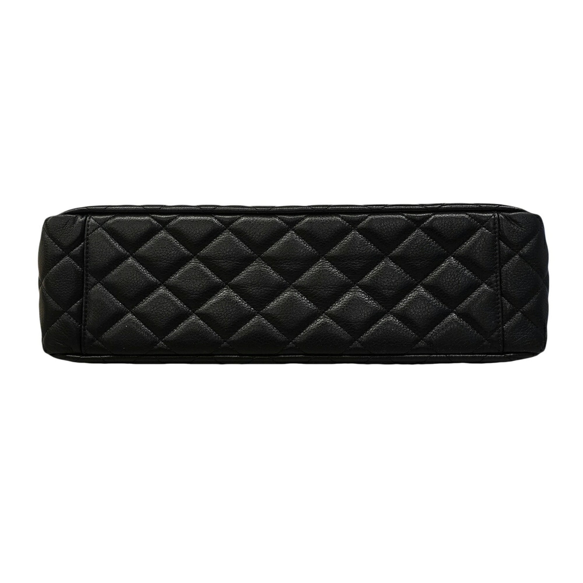 Chanel Black Leather Shoulder Bag (Pre-Owned)