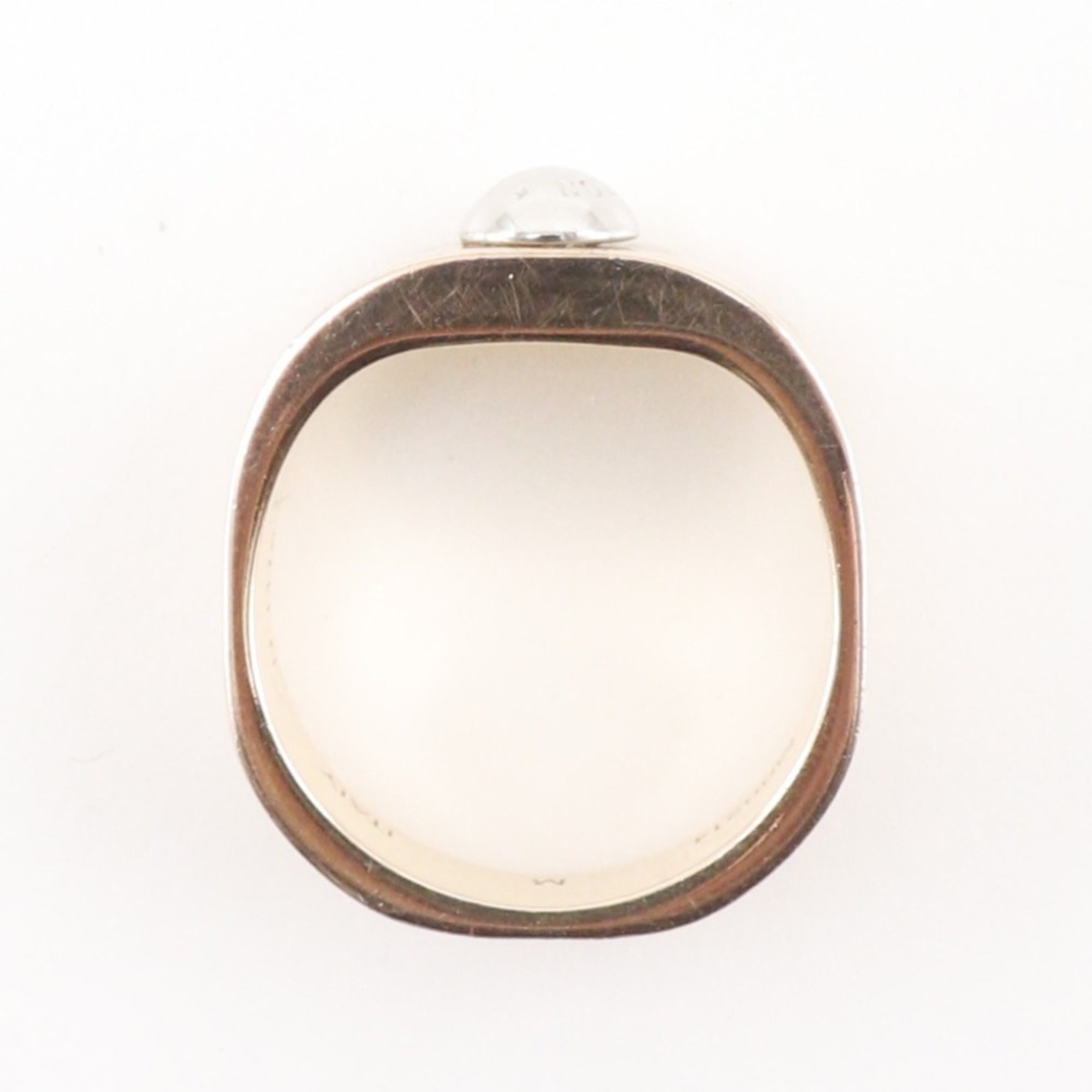 Louis Vuitton Pink Gold Gold Plating Band Ring (Pre-Owned)