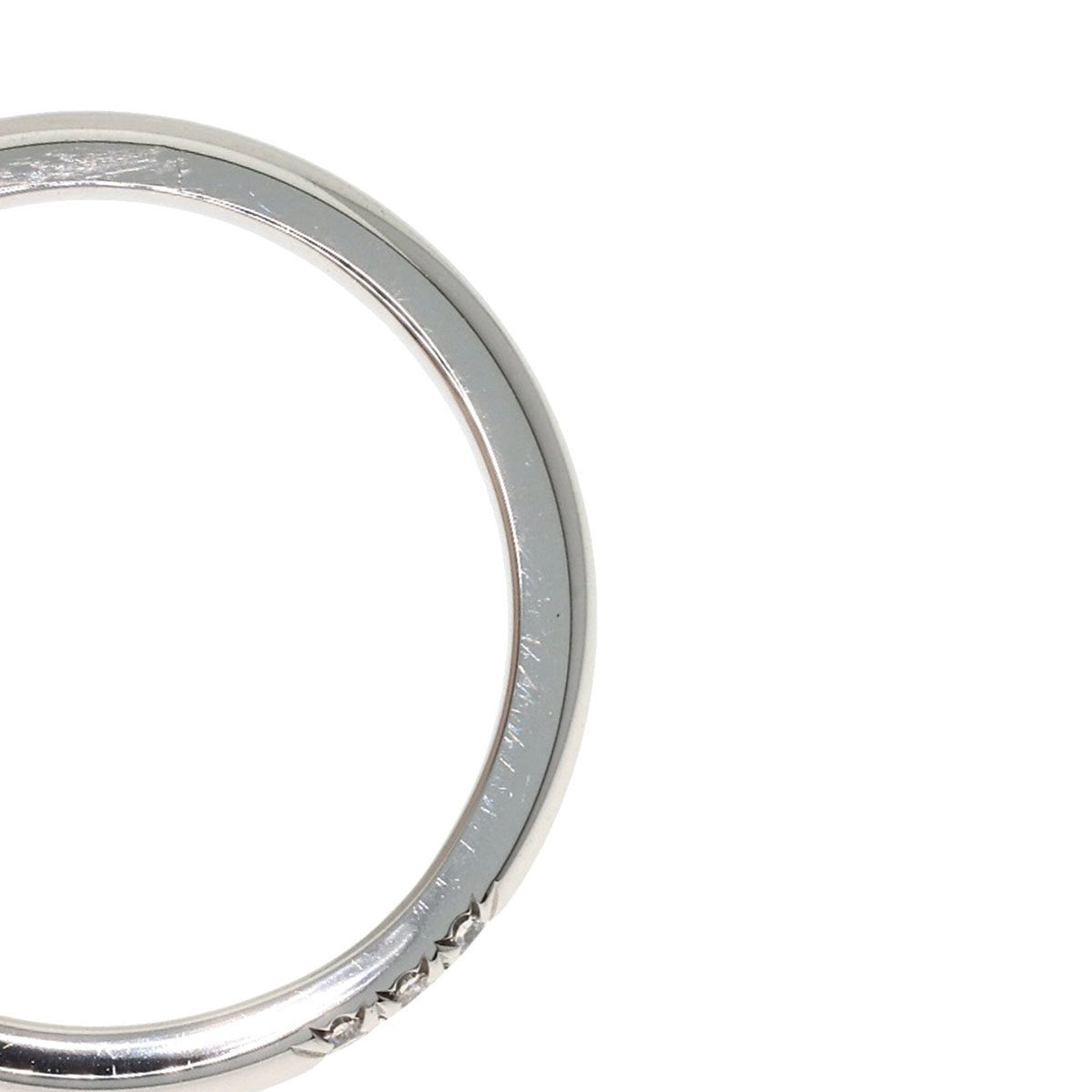 Tiffany Silver Platinum 950 Band Ring (Pre-Owned)