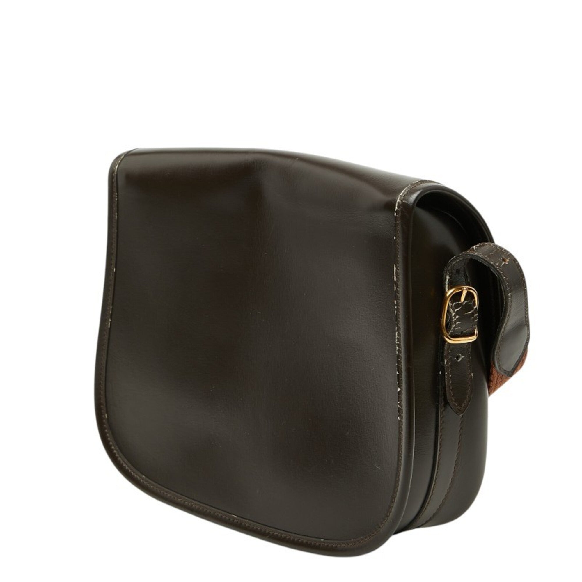 Hermes Brown Leather Shoulder Bag (Pre-Owned)