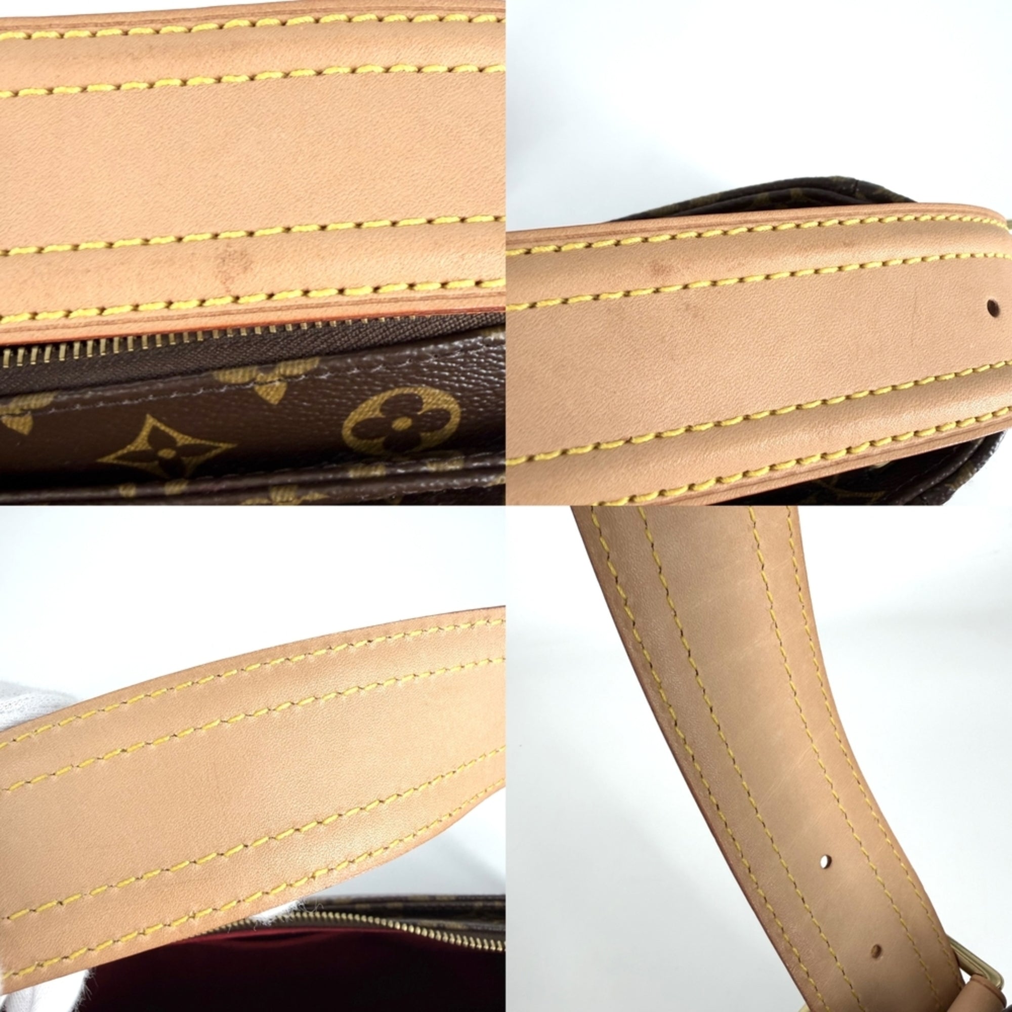 Louis Vuitton Brown Monogram White Monogram Shoulder Bag (Pre-Owned)